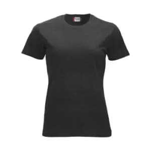 Clique Womens/Ladies New Classic Melange T-Shirt (L) (Anthracite)