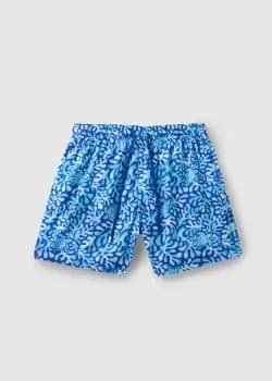 Vilebrequin Mens Mahina Swim Shorts In Sea Blue