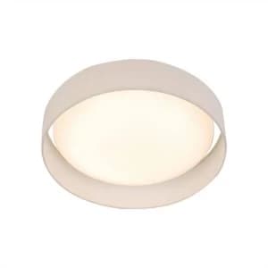 Integrated LED 1 Light Flush Ceiling Light White