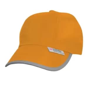 Result Unisex High-Vis Baseball Cap (3M) (Pack of 2) (One Size) (Hi Vis Orange)