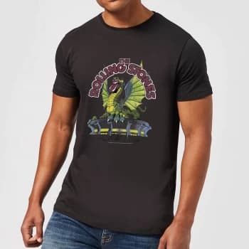 Rolling Stones Dragon Tongue Mens T-Shirt - Black - 3XL - Black