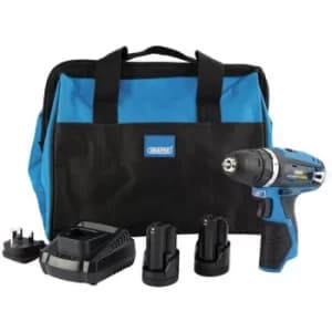Draper Storm Force® 10.8V Power Interchange Rotary Kit (+2x 1.5Ah Batteries, Charger and Bag)