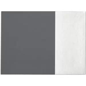 Geome Dipped Grey and Silver Placemats - Premier Housewares