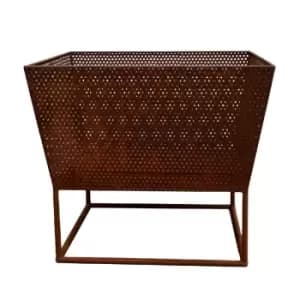 Ivyline 45.5cm Outdoor Norfolk Firebowl - Rust Iron