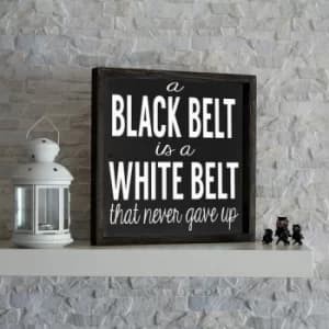 KZM292 Brown White Black Decorative Framed MDF Painting