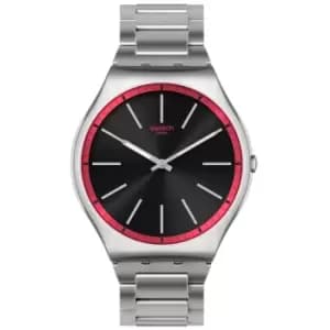 Swatch Red Graphite Quartz Bracelet Unisex Watch SS07S129G
