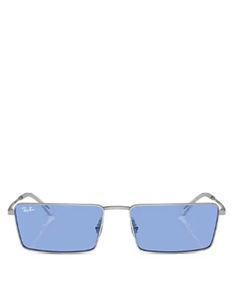 Ray-Ban Emy Rectangular Sunglasses, 59mm