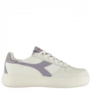 Diadora Elite Wide Trainers - Pristine/Lilac