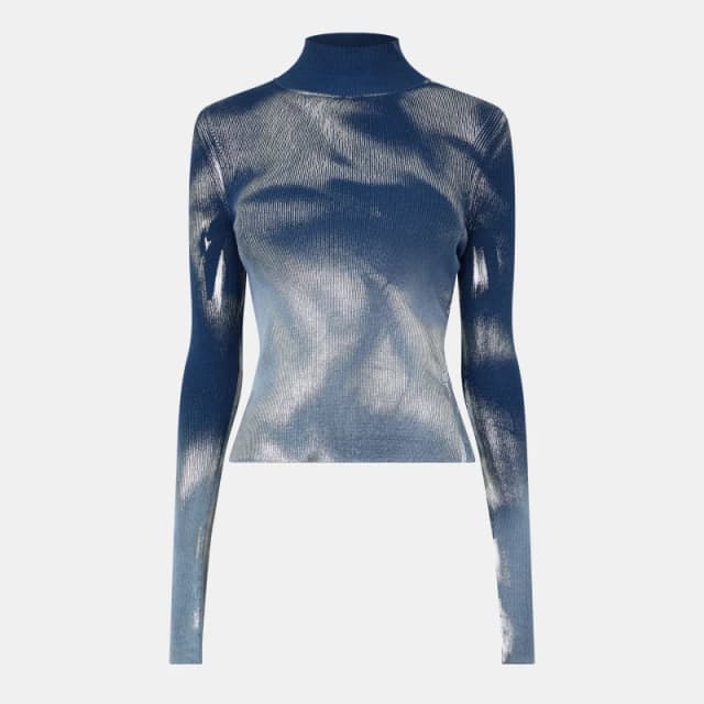 Diesel Womens Ileen Lined Hoodie Faded Denim female 8