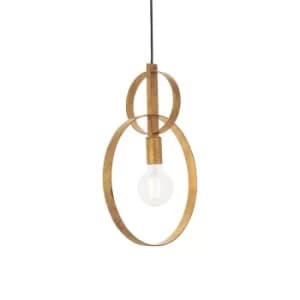 Trento Pendant Ceiling Light Antique Gold Leaf