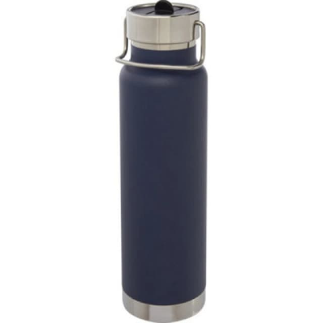Avenue Avenue Thor Copper Sports Bottle in Dark Blue Dark Blue One Size Unisex 5063425776863