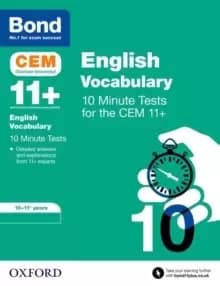 Bond 11+: CEM Vocabulary 10 Minute Tests : 10-11 Years