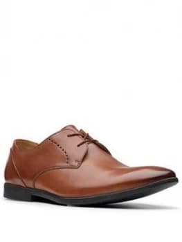 Clarks Bampton Lace Up Shoe, Tan, Size 12, Men