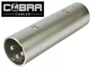 3 Pin XLR Male to XLR Male Joiner