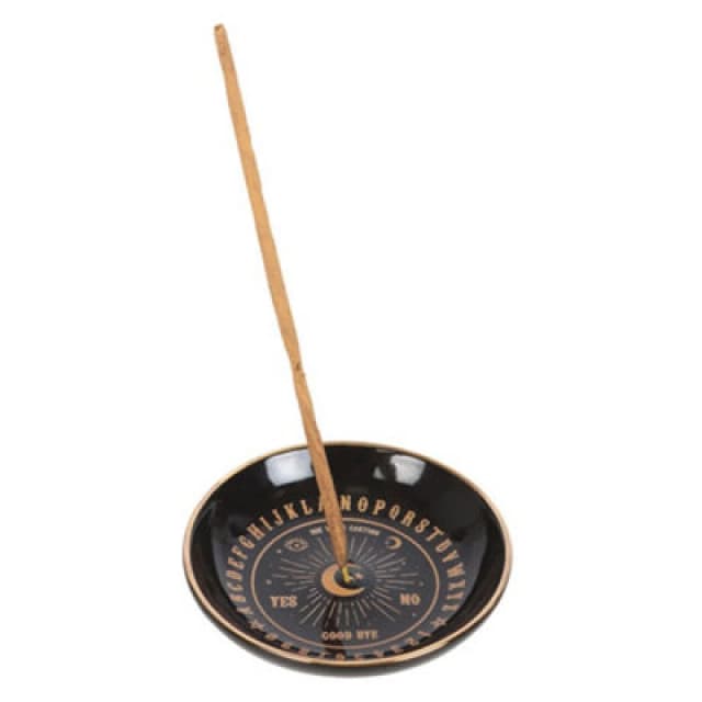 Something Different Something Different Talking Board Incense Holder in Black One Size Unisex 5063652070185
