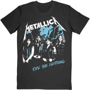 Metallica - Vintage Ride The Lightning Unisex Medium T-Shirt - Black