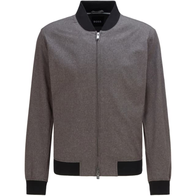 Boss Mens 1/4 Zip Fleece Medium Grey male 36 (46)