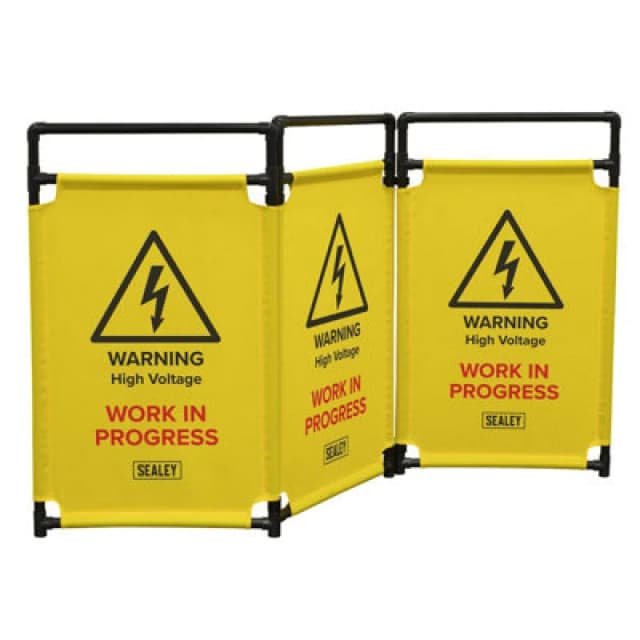 Sealey Folding Safety Barrier for Hybrid and Electric Vehicles EV20