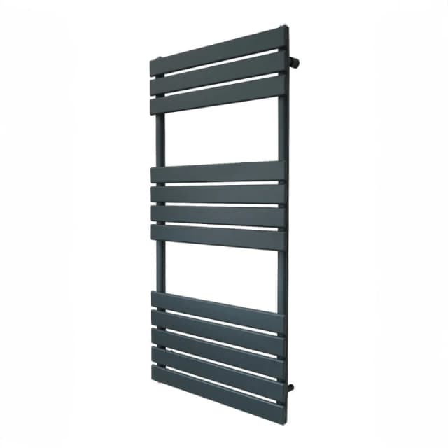 Monstershop Flat Panel Towel Radiator - 1200Mm X 600Mm - Anthracite Grey 213142