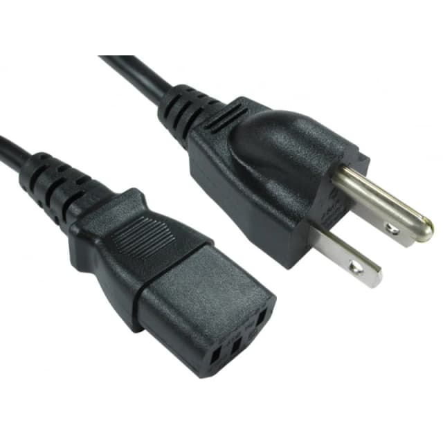 Cables Direct RB-291W power cable Black 2m C13 coupler