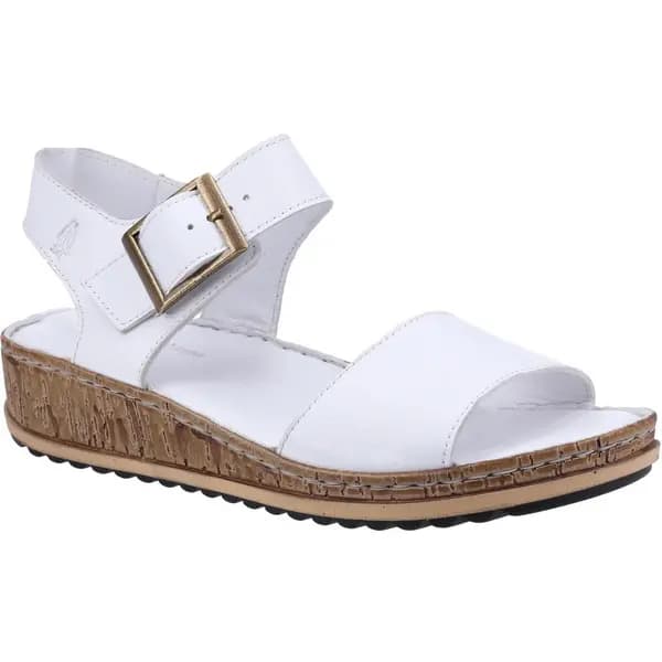 Hush Puppies Womens Ellie Leather Wedge Sandals - UK 6
