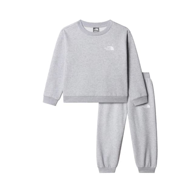 The North Face Unisex Kids Simple Dome Lifestyle Fleece Tracksuit L Grey Heather unisex 3Y