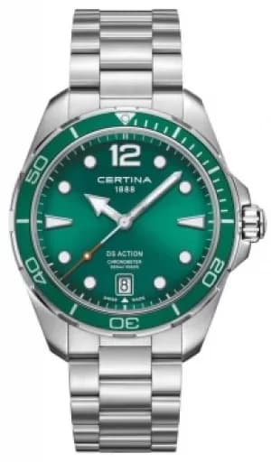 Certina DS Action Chronometer Green Dial C0324511109700 Watch