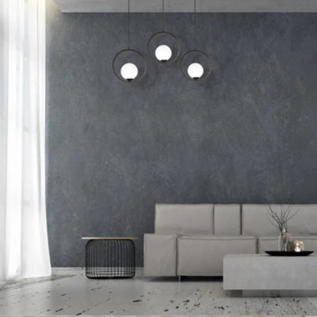 Milagro Bar Pendant Lamp Boston 3xE14 Black