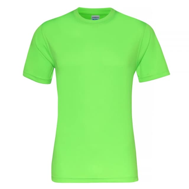 AWDis AWDis Men Just Cool Smooth Short Sleeve T-Shirt in Bright Green Size: X-Small Bright Green XS Male 5057819003734