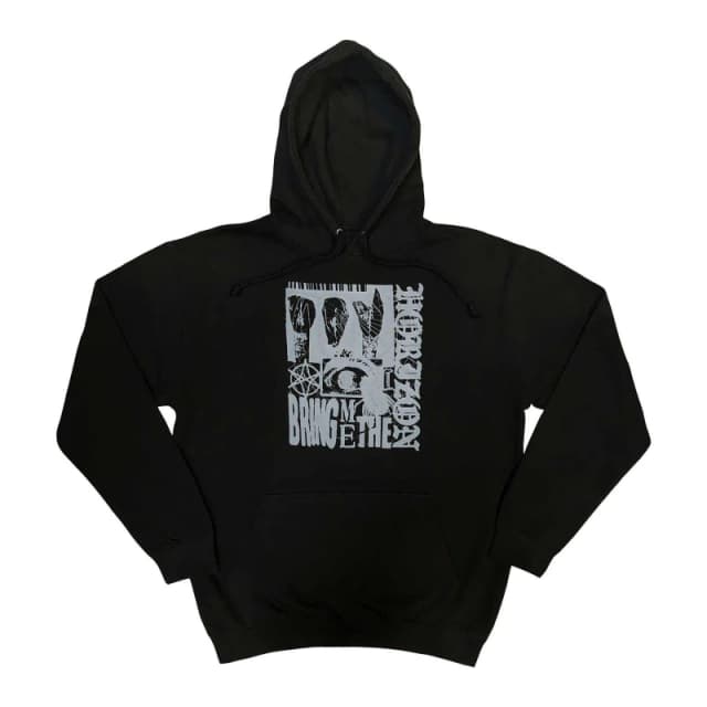 Bring Me The Horizon Mens Bug Hoodie in Black Size: Large Black Male L
