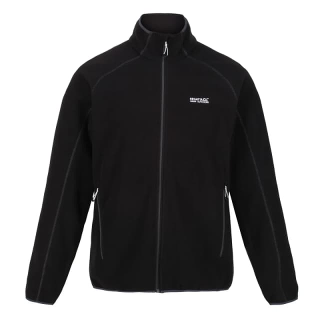 Full-zip fleece Regatta Hadfield Noir Male 4XL