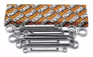 Beta Tools 95/S8 8pc Assorted Double End Flat Bi-Hex Ring Spanner Set 000950177