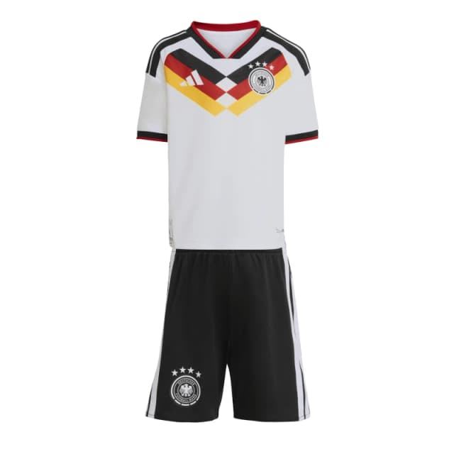 adidas Germany Home Minikit World Cup 2026 Infants White/Black unisex 2-3 Years