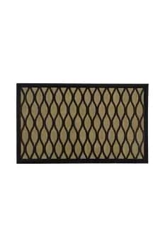 Vienna Rubber Backed Scraper Doormat 45x75cm Droplet