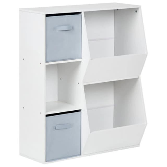 Beliani 3 Tier Shelving Unit Darlot 93cm White