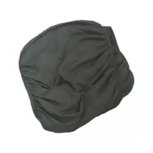 Belledorm Faux Suede Divan Base Wrap (19in) (Double) (Charcoal) - Charcoal