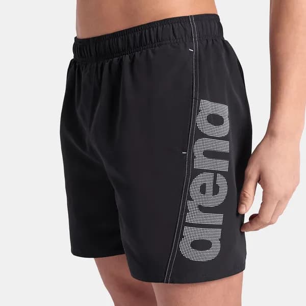 Arena Fundamentals Logo Swim Shorts Mens Swim Shorts Small Black 31720803350