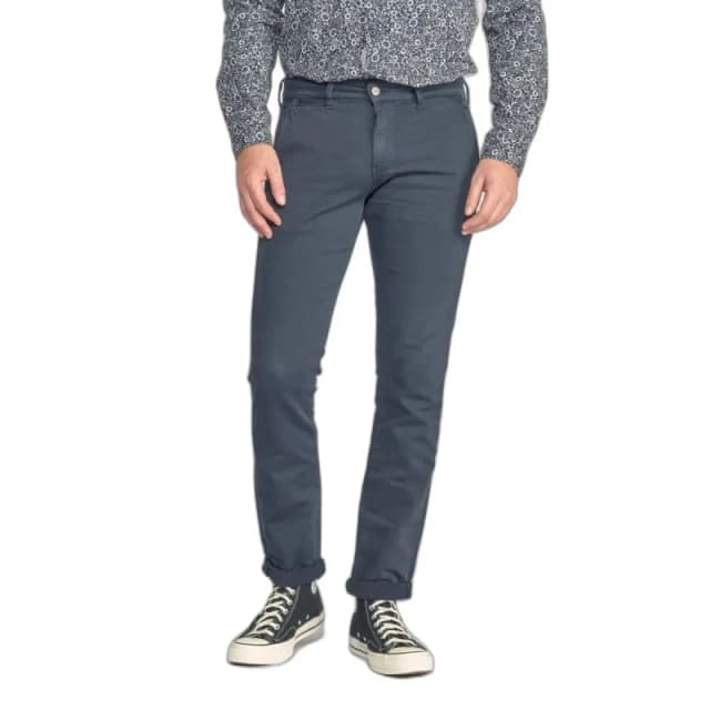 Le Temps des cerises Chino Trousers Le Temps des cerises Jogg Kurt Bleu Male 28