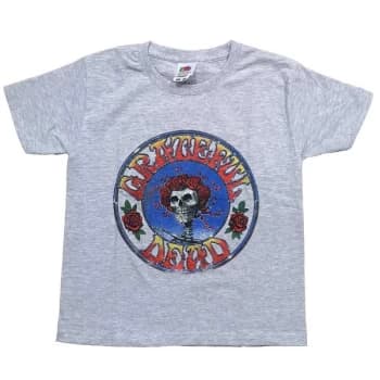 Grateful Dead - Bertha Circle Vintage Wash Kids 11-12 Years T-Shirt - Grey
