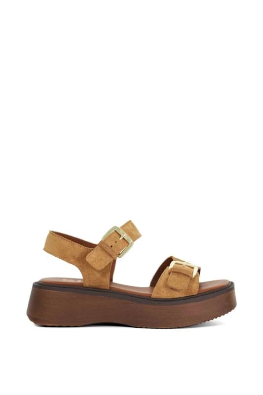 Dune London Womens 'Luno' Leather Sandals in Light Sand Size: 8 Light Sand Female 8
