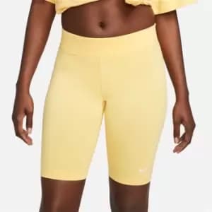 Nike Sportswear Essential Womens Bike Shorts - Yellow