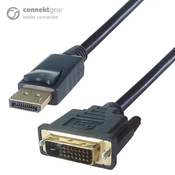 Dp Building Systems CONNEkT Gear 3m DisplayPort to DVI-D Connector Cable - Male to Male Gold Connectors 26-6130