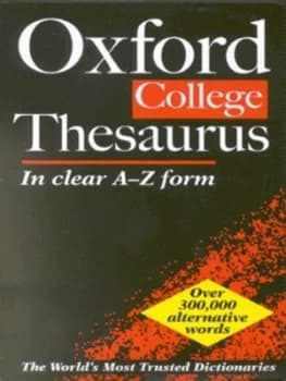 The Oxford College Thesaurus by E. M Kirkpatrick Book