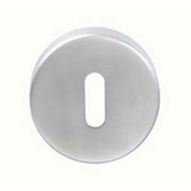 Loops 52mm Standard Lock Profile Open Escutcheon Concealed Fix Satin Steel Metallics unisex