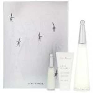 Issey Miyake LEau DIssey Gift Set 100ml Eau de Toilette + 50ml Body Lotion + 10ml Eau de Toilette