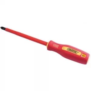 Draper No: 3 x 250mm Fully Insulated Soft Grip PZ TYPE Screwdriver. (sold loose)