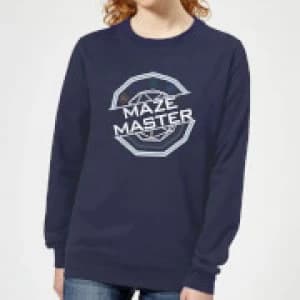 Crystal Maze Maze Master Womens Sweatshirt - Navy - L