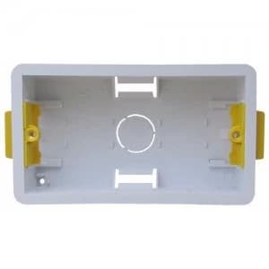 ESR 2 Gang 35mm Double Dry Lining Plasterboard Wall Mounting Back Box