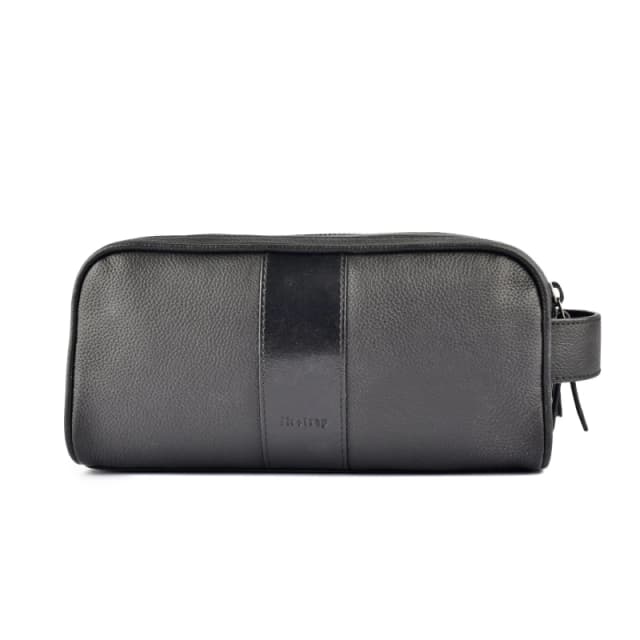 Firetrap Wash Bag Mens Black male One Size