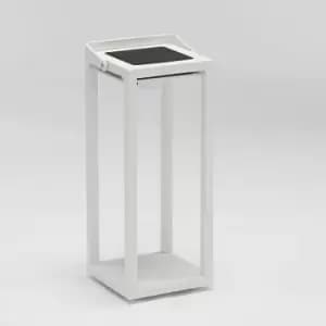 Harbour Lifestyle Luxor Large Floor Outdoor/Indoor Solar Lantern - White